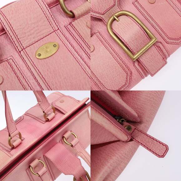 CELINE Hand Bag Leather Pink - Picture 11 of 13